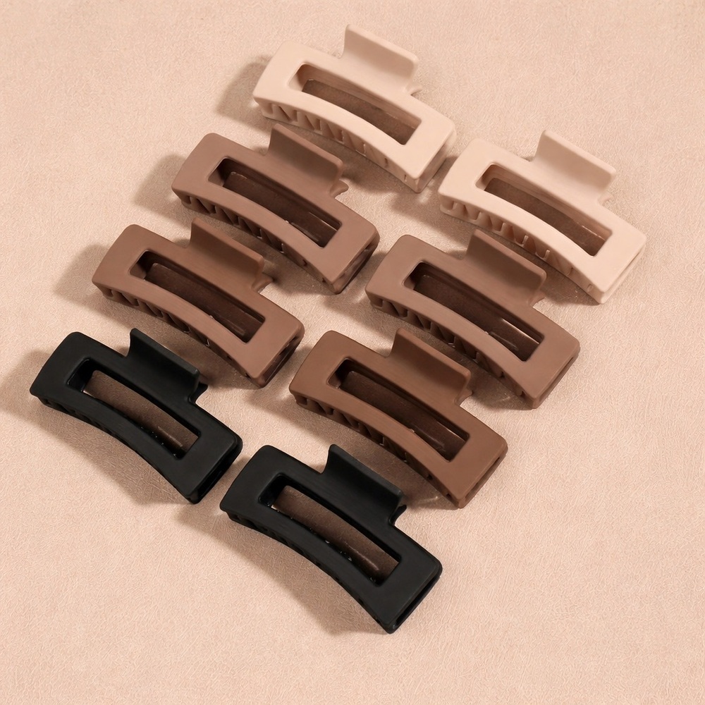 Set of 4 Neutral Hair Claw Clips